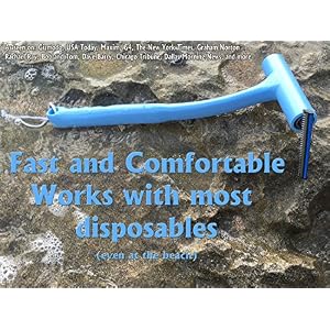 Razorba Back Hair Shaver + Razorba G.O.A.T. Wide Disposable Razor with Aloe Moisture Strip - Image 3