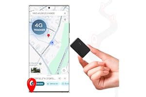 ZEERKEER Micro Localizzatore per Auto Moto Bambini Nessuna SIM 60 Giorni di Standby GPS Tracker con APP Allarme Antifurto Tracciamento Globale in Tempo Reale GPS Tracker Nascosto Taiettoria storica Magnete