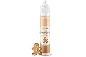 HONEYBERRY Natural Gingerbread Food Flavouring 30ml – High Strength Professional Flavour Drops – Concentrated Liquid Essence for Baking, Desserts, Drinks & Cooking – No Artificial Additives