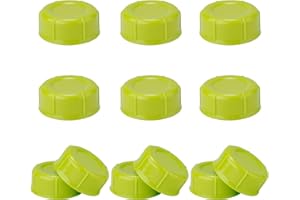 TINOALY 12pcs Bouchons Étroits pour Biberons Dr Brown, Sans BPA Bouchons Voyage Anti-Fuites Couvercles Rangement pour Biberons avec Joint d'Étanchéité Pièces Rechange pour Medela Ameda (Vert)
