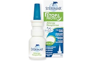 Stérimar Stop & Protect Allergy Response- 100% Natural Sea Water Based Nasal Spray with Added Manganese and Calcium- 20 ml Can