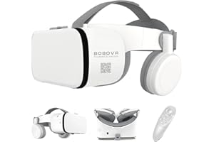HOORAWWI Casque de réalité virtuelle 3D, lunettes de réalité virtuelle pour adultes et enfants, lunettes de réalité virtuelle pour iPhone 16 15 14 13 12 Pro Max Plus Samsung Galaxy S24 S23 S22 Edge