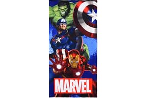 CARTOON Avengers Marvel Strandtuch aus Polyester-Mikrofaser für Kinder, 240 g/m², Größe 70 x 140 cm