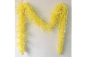 Sowder, Boa in piume di struzzo, lunghezza 182,9 cm, per decorazione di matrimonio/feste, con piume