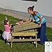 Children's Picnic Table Sandpit Wooden kid's 4 seater garden bench set - fsc 100%