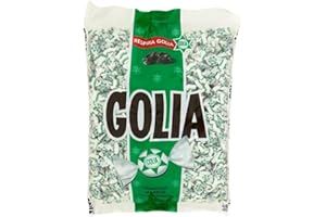 Golia Caramelle Gommose Farfallina, Gusto Liquirizia, Caramella Impacchettata Singolarmente Monopezzi, Confezione da 1000 gr