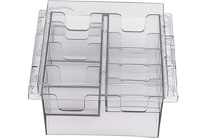 ZOUXO Organizador de peines guía, soporte para peine de podadora, caja de almacenamiento de peine guía Caja de almacenamiento de peine con límite para cortadora de cabello de salón(#1)