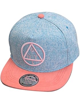 THENICE Damen Hip-Hop Dreieck Muster Cap Baseball Hut