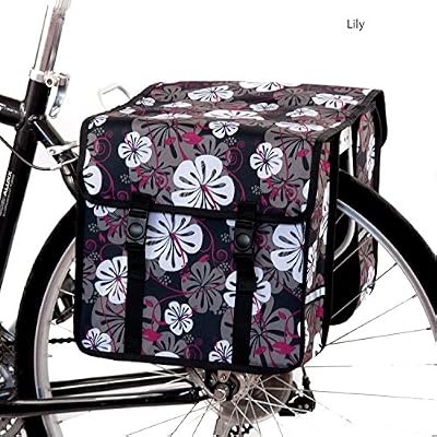 Beluko® U – Mode double sacoche de vélo pour vélo pour femme pour homme, Lily