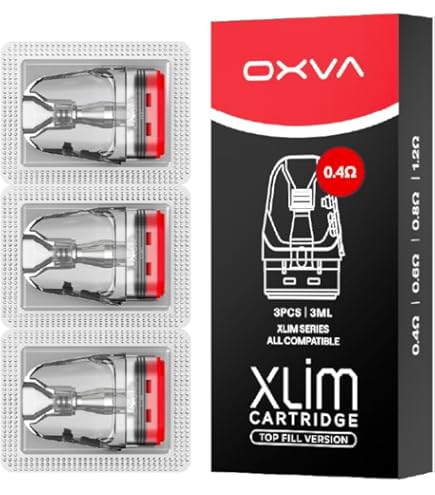 OXVA Xlim Pod 0,4 Ohm 2ml Wiederauffüllbar, 3er Pack