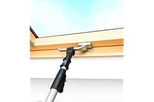 CLASSIC ROOF BLINDS Designed for FAKRO Telescopic Window Pole Opener for Skylight Roof Windows & Blinds (1.1m - 2.0m)