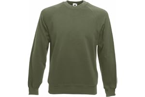 Fruit of the Loom Herren Raglan Sweat Sweatshirt