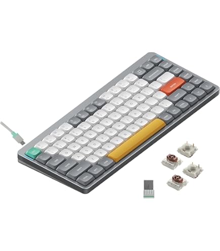 Nuphy Air60 v2 QMK/VIA Klawiatura mechaniczna, 60% niskoprofilowa