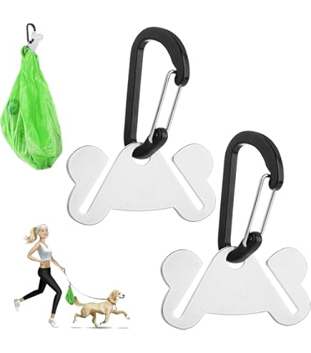 Wolfone 2 Pack Hond Poep Bag Houder, Poepzakhouders voor