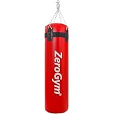 كيس رمل الملاكمة Zerogym عالي الجودة، مملوء بآلية دوارة وجهاز تعليق