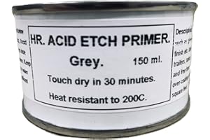 FASCINATING FINISHES LTD 1 x 150ml Acid Etch Primer - Grey For Galvanised & Zinc Coated Steel, Aluminium