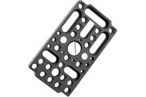 Cheese Camera Plate Base,NICEYRIG Commutazione Piastra Fotocamera Formaggio Semplice per aste Railblocks Combacia Corto