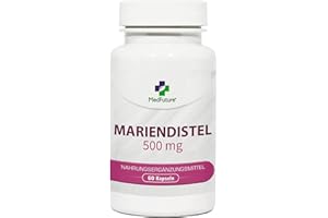 MEDFUTURE Mariendistel-Extrakt 500 mg 60 Kapseln Detox Liver Support