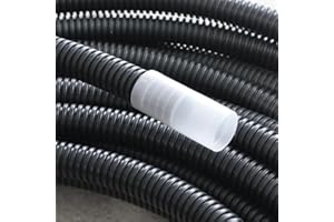 WITTKOWARE Kunststoffwellrohr-Verbindungsmuffe, Steckmuffen für flexible Elektrorohre, M32 (Innendurchmesser 32mm), 5 Stück