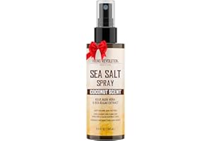 Viking Revolution - Sea Salt Spray Hair Men - Zapach kokosowy - Z wodorostami, aloesem i czerwonymi wodorostami - Spray z soli morskiej dla mężczyzn - Objętość i konsystencja - 260 ml