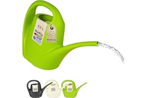MePla - Watering Can 5.0 L Indoor - Lemon Green, Weatherproof Made of UV-Resistant Plastic