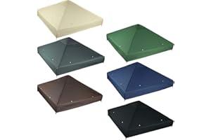 freigarten.de Ersatzdach für Pavillon 3x3 Meter Wasserdicht Material: Panama PCV Soft 370g/m² extra stark Modell 2 (Marineblau)