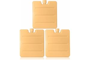 MA NASIR Freezer Blocks Mini Reusable Ice Brick Pack Freezer Cooler Blocks & Bag Long Lasting Cold Ice Pack Suitable Use Home Kitchen Camping Travel Picnic BBQS Cool Freezer Blocks Assorted Colors 100g (3pack)