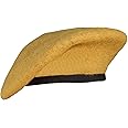 WAN-SUKH Army Style Cap, Rajputana Cap, Classic European Hat, Woolen Beret Cap, Che Guevara Cap Khaki