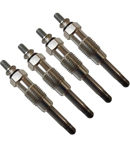 Lot De 4 Bougies De Préchauffage Pour Renault Clio 1, R9, R11, R19 1.6D 1.9D, Jeep Cherokee 2.1 TD - Réf. 0100226163, 0250201043