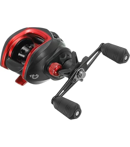 Moulinet Baitcasting En Métal - Rapport 7.2:1, Freinage 8 Kg - Bobine Longue Portée - Pour Pêche Eau Douce Et Salée - 2