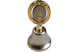 Thomas Benacci Big Ben Metal Spin Bell - Elizabeth Tower - Collectable British Souvenir from London England UK