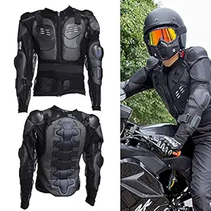 asiproper Motorcycle MX Full Body Armor Jacket Spine Chest Shoulder Protection Riding