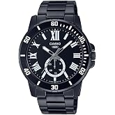 Casio MTP-VD200B-1BUDF Kol Saati, Siyah, Standart