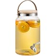 Navaris Distributeur de Boisson en Verre - Fontaine 8L avec Robinet