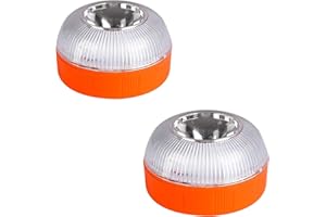 MOULEN Triángulos Reflectantes Para Coche V16 Homologada Recargable Con Geolocalizador Luces De Advertencia De Iman, Luz Estroboscopica De Advertencia Luz De Emergencia Led Luz Para Coches Y Motocicletas