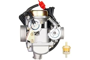 PUCKY PD24J Vergaser 24mm Ersatz für 4 Stroke GY6 125ccm 150ccm Taotao ATV Roller 157QMJ Motor
