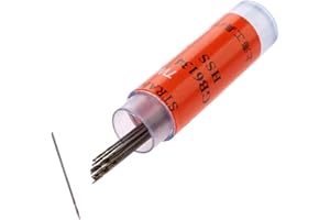 Mtsooning 10 PCS Micro HSS Twist Drill Bit, 0.5mm Straight Shank Drill Bits Set Electrical Drilling Tool for Metal Aluminum Wood Plastic