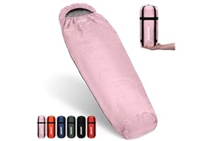 JAICOM Sacco a Pelo Per Adulti - Sacco a Pelo Invernale, Sacco a Pelo Portatile Ultraleggero e Impermeabile [800g/1600g], Ideale per il Campeggio, 4 Stagioni, lo Zaino in Spalla