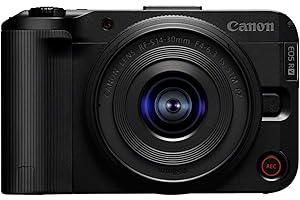 Canon EOS R50 V + RF-S 14-30mm F4-6.3 IS STM PZ - Vlogging Camera Compatible with Canon RF Lens | Content Creator Equipment for Vlogging & Travel | Bluetooth Enabled
