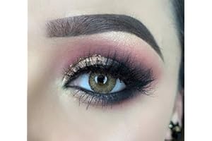 FreshTone Lentilles De Contact De Couleur Premium Hazel 3Tons Avizor Solution Multifonctions Pour Lentilles 10ML Kit De Rangement Boitier Pince et applicateur Offert 1an sans correction