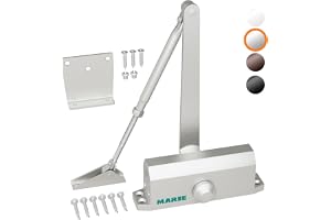 MARIE Dörrstängare, automatiska hydrauliska dörrstängare, självstängande för interiör och exteriör ADC12 aluminiumlegering 3
