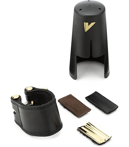 Legatura Sax Alto Usato Legatura Per Bocchino Sax Alto - Ecopelle, Chiusura Sostitutiva, Accessorio Ricambio Soloist Sax Alto