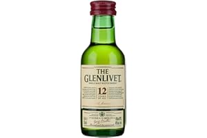 The Glenlivet 12 Year Old Single Malt Scotch Whisky (Double Oak), 5cl