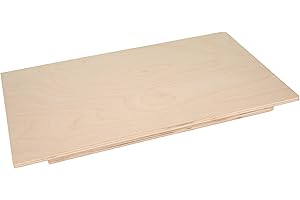 LUPIA Planche à découper en bois de bouleau 60 x 80 cm pour pétrissage