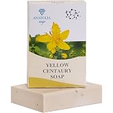 Anatolia Soap 1978 Sarı Kantaron Sabun | h&uuml;cre yenileme Ve Leke Giderici Cilt Bariyer Onarıcı Y&uuml;z Sabunu 100 gr