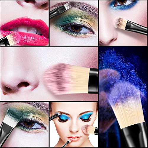 Pinselset BESTOPE 20 Stück Make Up Pinsel Professionelle Pinselsets Auftragen von Lidschatten Eyeliner Foundation Rouge Lippenkosmetik Schminke Bürsten Anzüge für Puder und Flüssiger Cremiger Kosmetik - 7