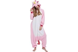 SAMGU Adult Pyjama Cosplay Tier Onesie Body Nachtwäsche Kleid Overall Animal Sleepwear Erwachsene