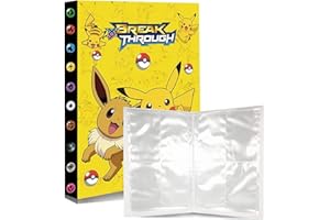 QIFAENY Classeur Carte, Albums pour cartes à collectionner, Titulaire Porte Cartes 4 Poche, Rangements pour cartes, Livre de Protection Cartes, 30 Pages Capacité de 240 Cartes(N4)