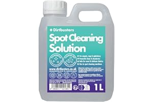 Dirtbusters Spot Cleaning Solution (1L) Carpet Cleaner Shampoo, Deep Cleaning Treatment To Clean, Neutralise Odours & Remove Stains, Safe For Wool And Delicate Fabrics
