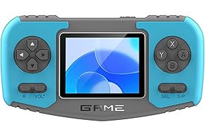 FIOTASY Kids Handheld Video Game Console Built in 520 Games, Travel-friendly Handheld Gaming Console for Kids, 2.4" Color Screen, Rechargeable Battery, Handheld Game Console for Boys Girls